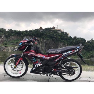 Tem rời satria đen đỏ