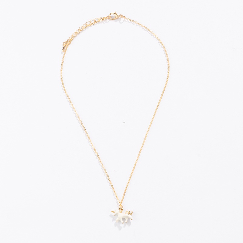 Vòng cổ mặt hình chú kỳ lân thời trang Hàn Quốc dễ thương dành cho nữ