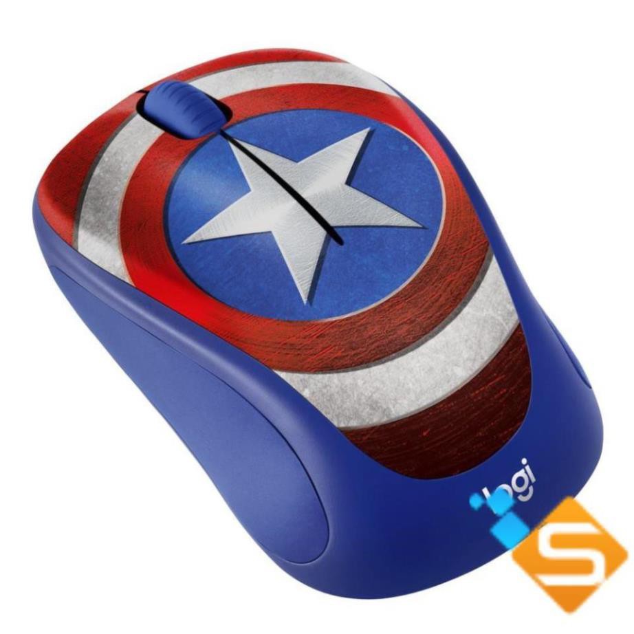 Chuột không dây Logitech M238 Marvel Collection - Hàng Chính Hãng - Bảo Hành 1 Năm