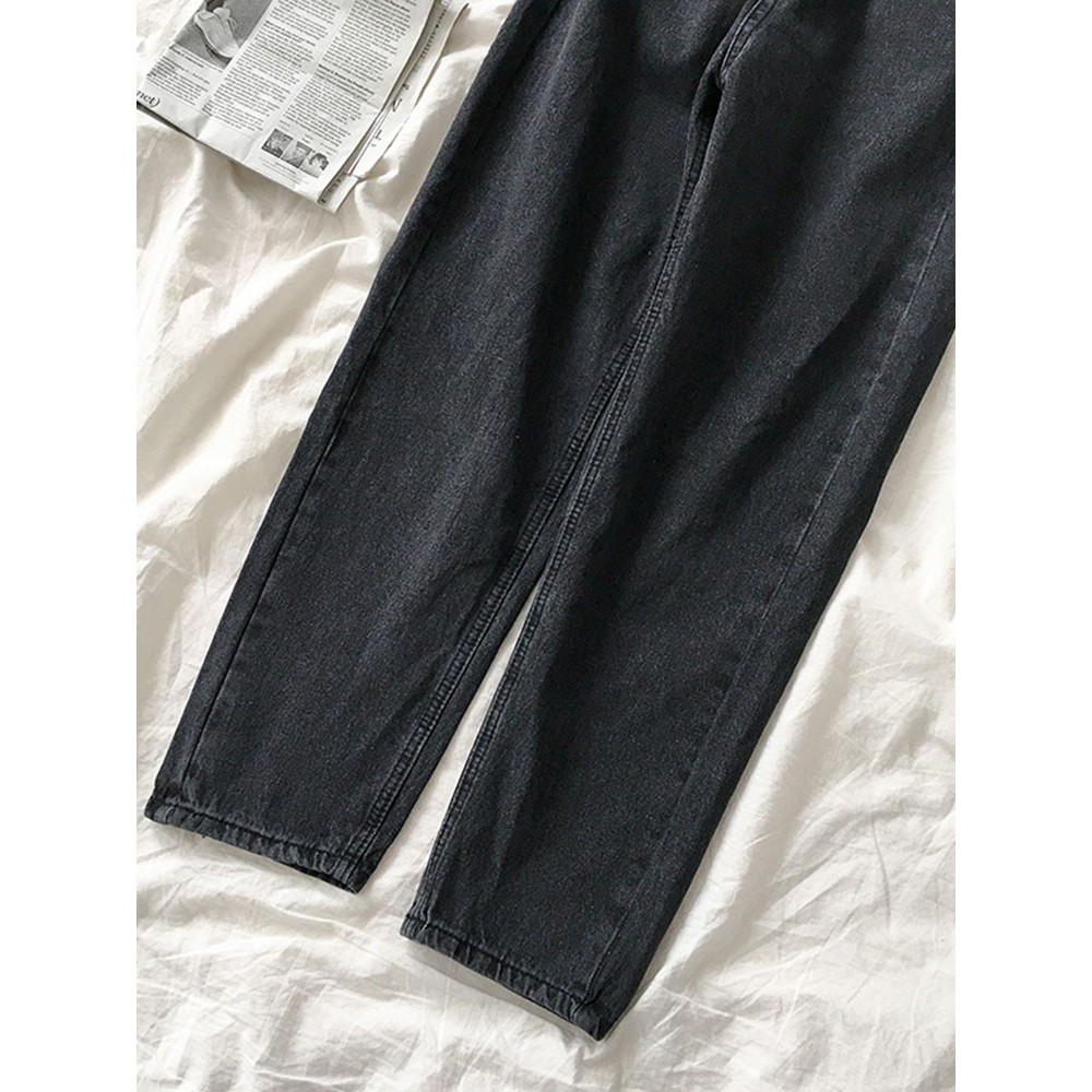 Quần jean baggy cạp chun phía sau hot ulzzang 3288 | BigBuy360 - bigbuy360.vn