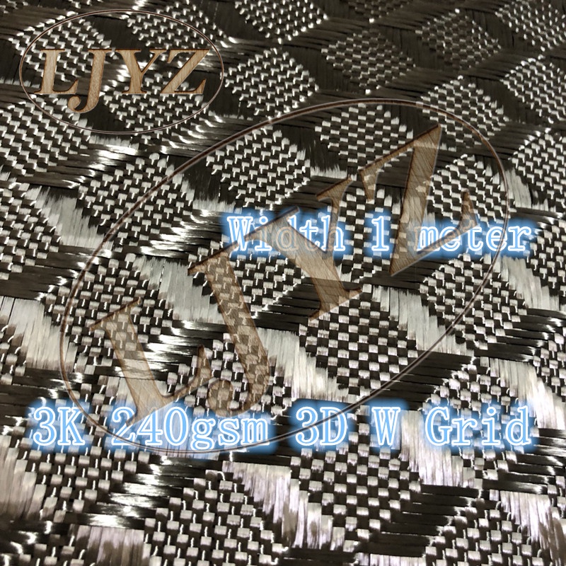 Tấm Vải Sợi carbon 3D Chất Lượng Cao 3K 240gsm 40inch / 100cm