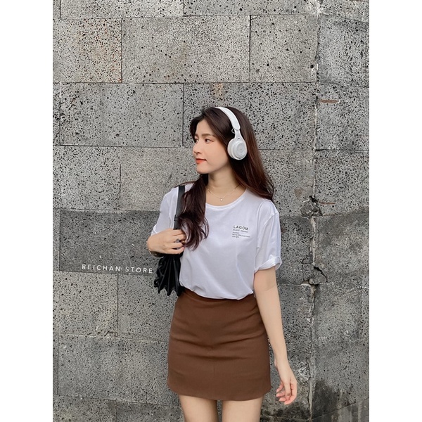 Áo thun nam nữ LAGOM - áo phông unisex chất cotton 100% mát mịn thấm hút mồ hôi