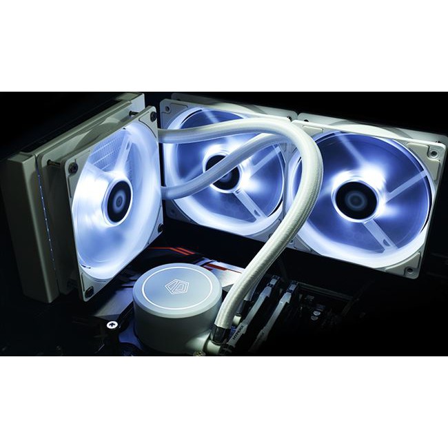 Quạt tản nhiệt case 12cm ID-COOLING XF-12025-SW Led 4pin