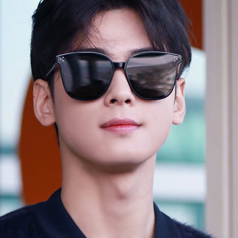 Kính Mát Gọng Vuông Lớn Chống Tia Uv400 Thời Trang Hàn Quốc