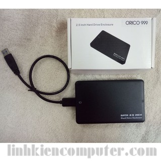Hộp box đựng ổ cứng Orico 999 2.5inch dùng cho ổ cứng laptop 9.5mm và 12,7mm - Hộp Ổ Cứng Gắn Ngoài