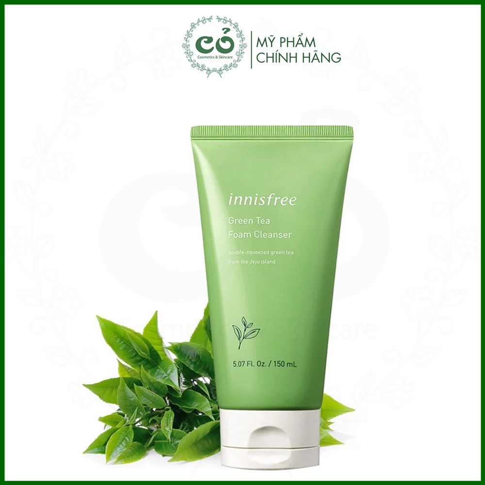 Sữa Rửa Mặt Trà Xanh Innisfree Green Tea Foam Cleanser