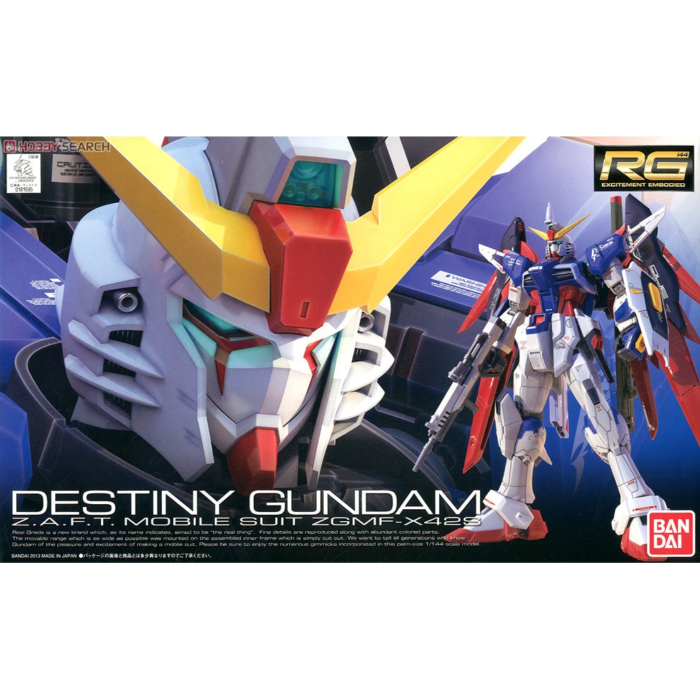 Mô Hình Lắp Ráp RG 1/144 ZGMF-X42S Destiny Gundam