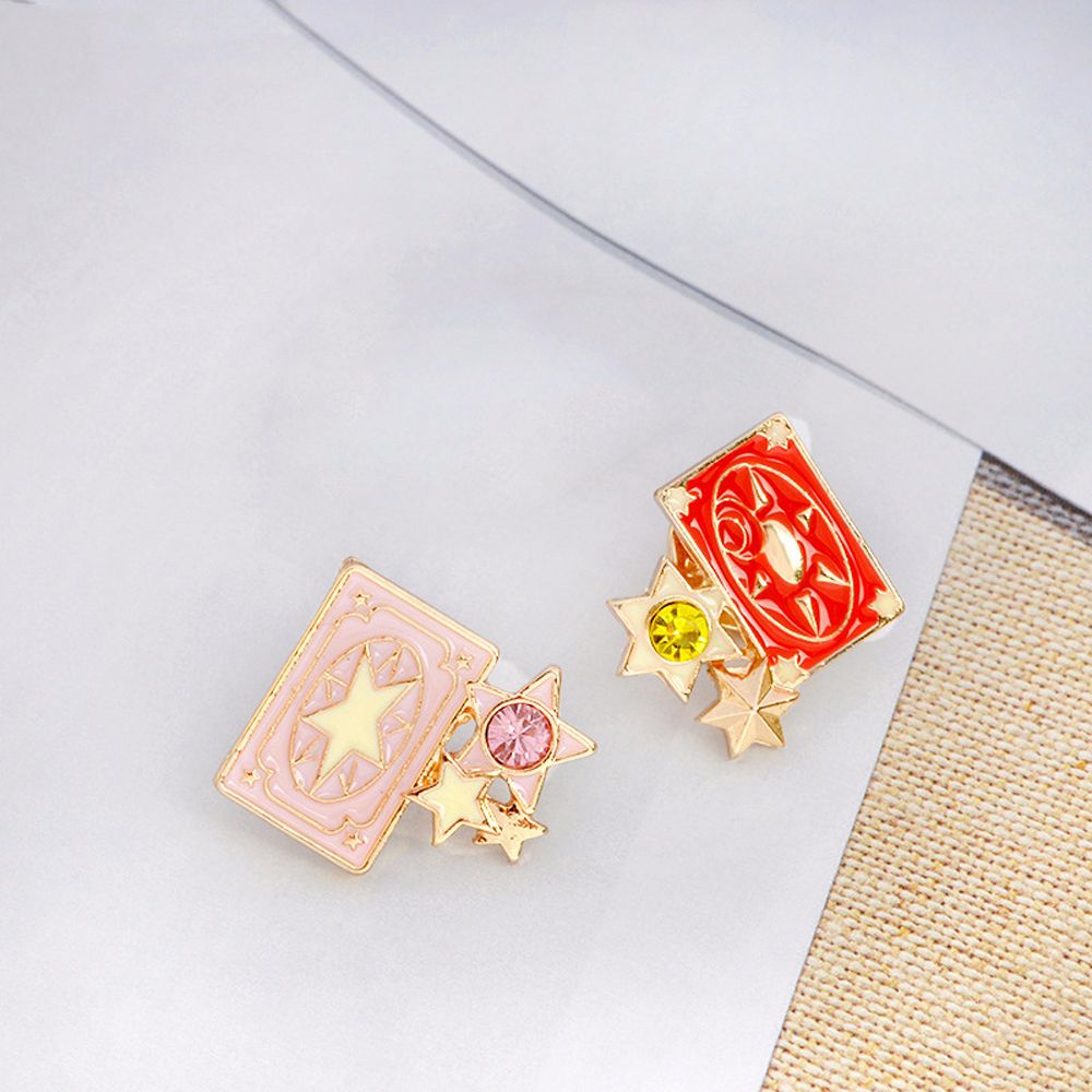 Ghim Cài Áo Hình Nhân Vật Hoạt Hình Sakura Bằng Kim Loại Chất Lượng Cao