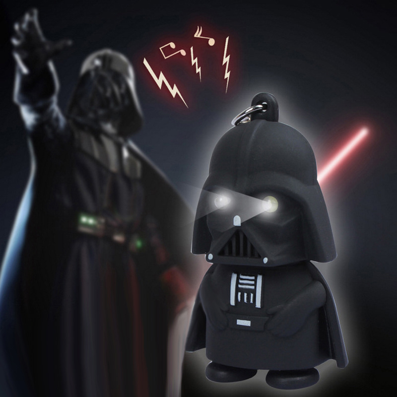 Móc Khóa Hình Nhân Vật Darth Vader Có Đèn Led