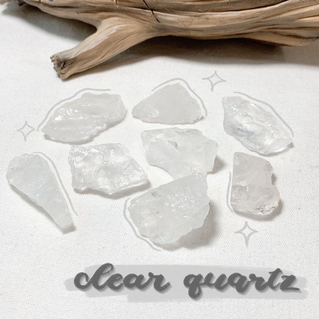 Thach Anh Trong - Clear Quartz (Đá thanh tẩy và chữa lành Tarot, Reiki, sưu tầm, thiền định..)
