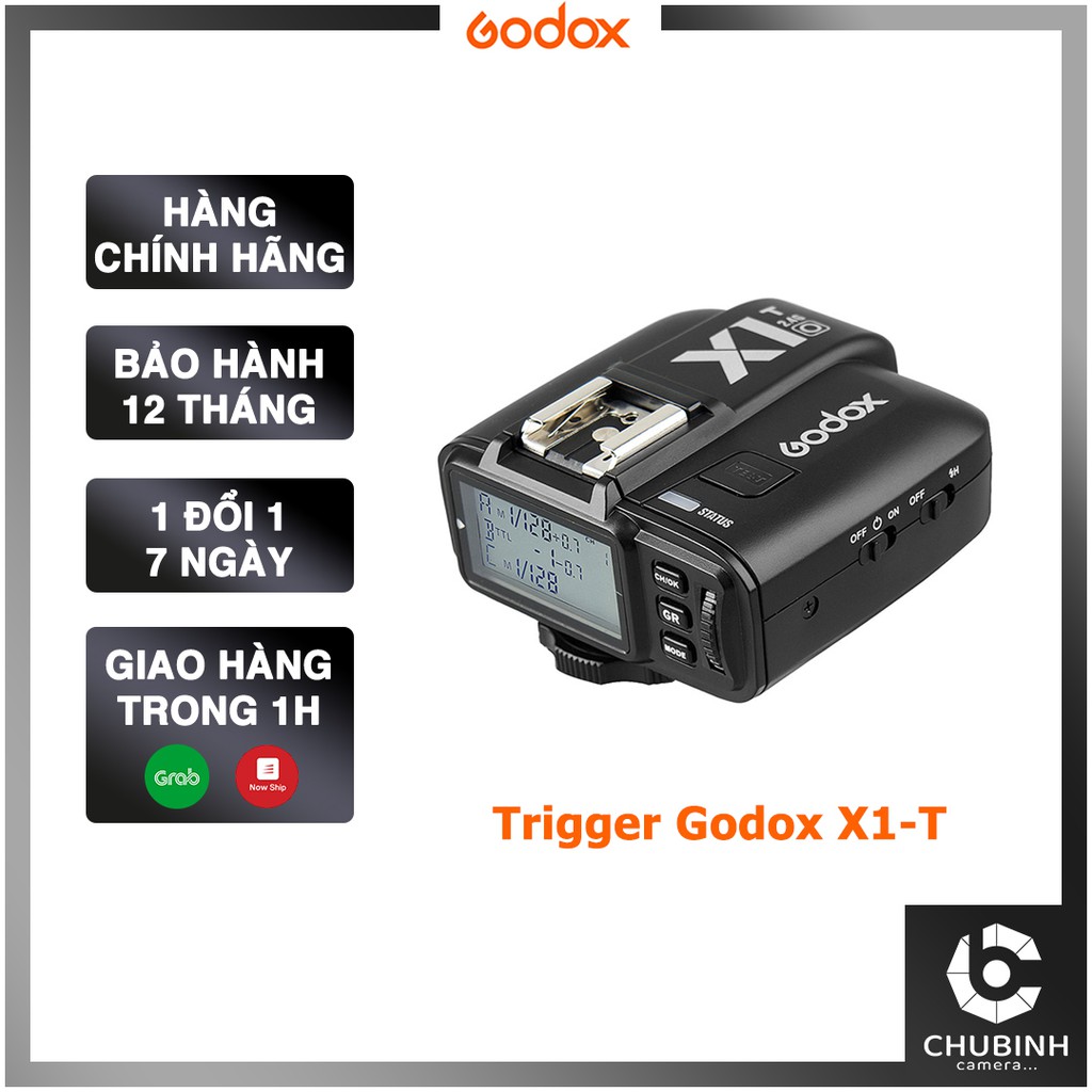 Kích nổ đèn Trigger Godox X1-TX cho Canon/Nikon/Sony/Fujifilm