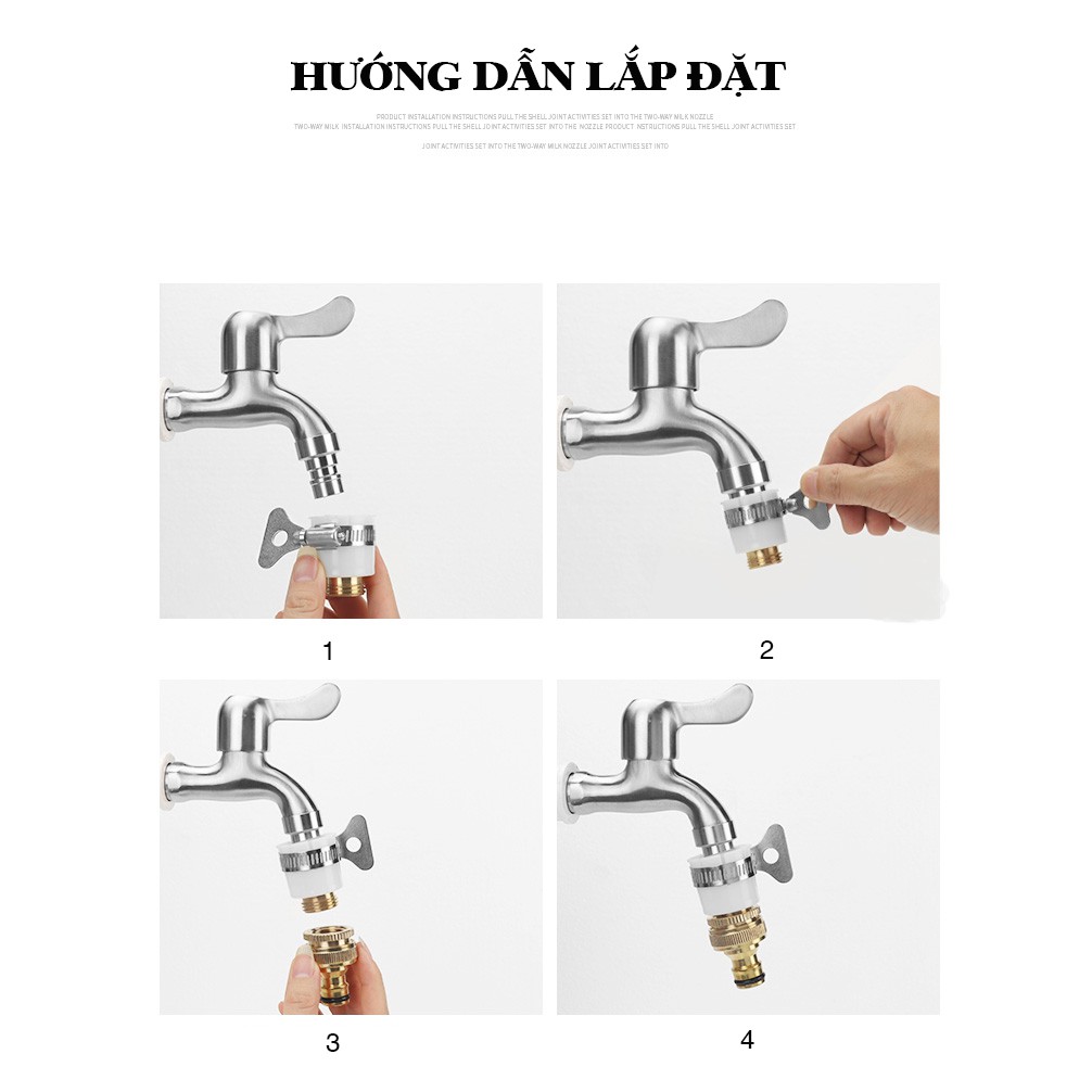 Khớp nối vòi nước LionKing RC119-CU
