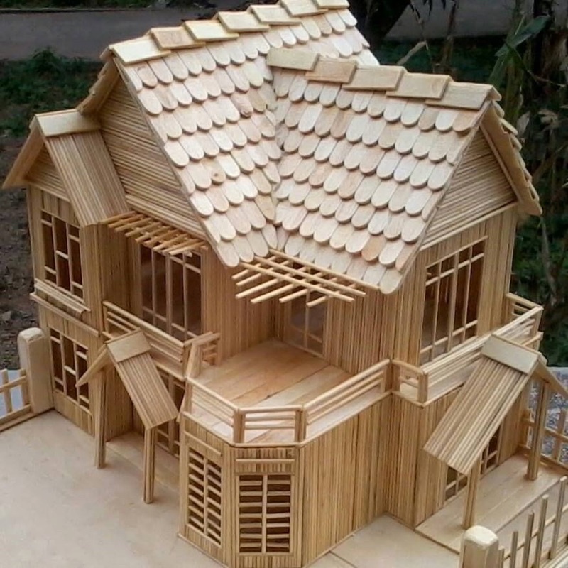 Que Kem, Que Đè Lưỡi Bằng Gỗ Mộc Làm Đồ thủ công handmade