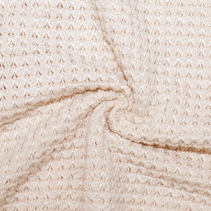 Xiangbao Áo Len Crop Top Tay Dài Cổ Vuông Màu Trơn Ôm Dáng Không Đối Xứng Mùa Thu Cho Nữ Ju