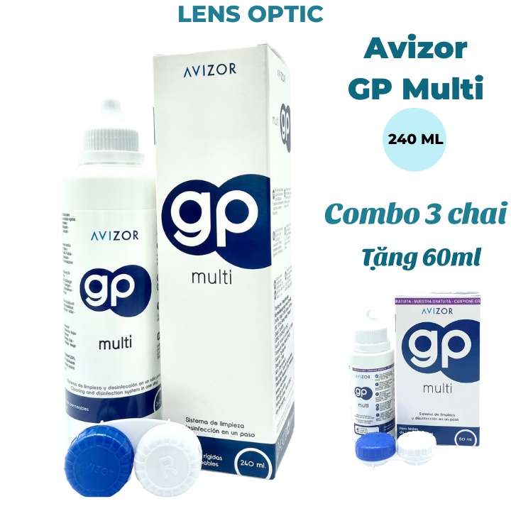 Dung dịch ngâm kính áp tròng cứng Avizor GP Multi 240ml