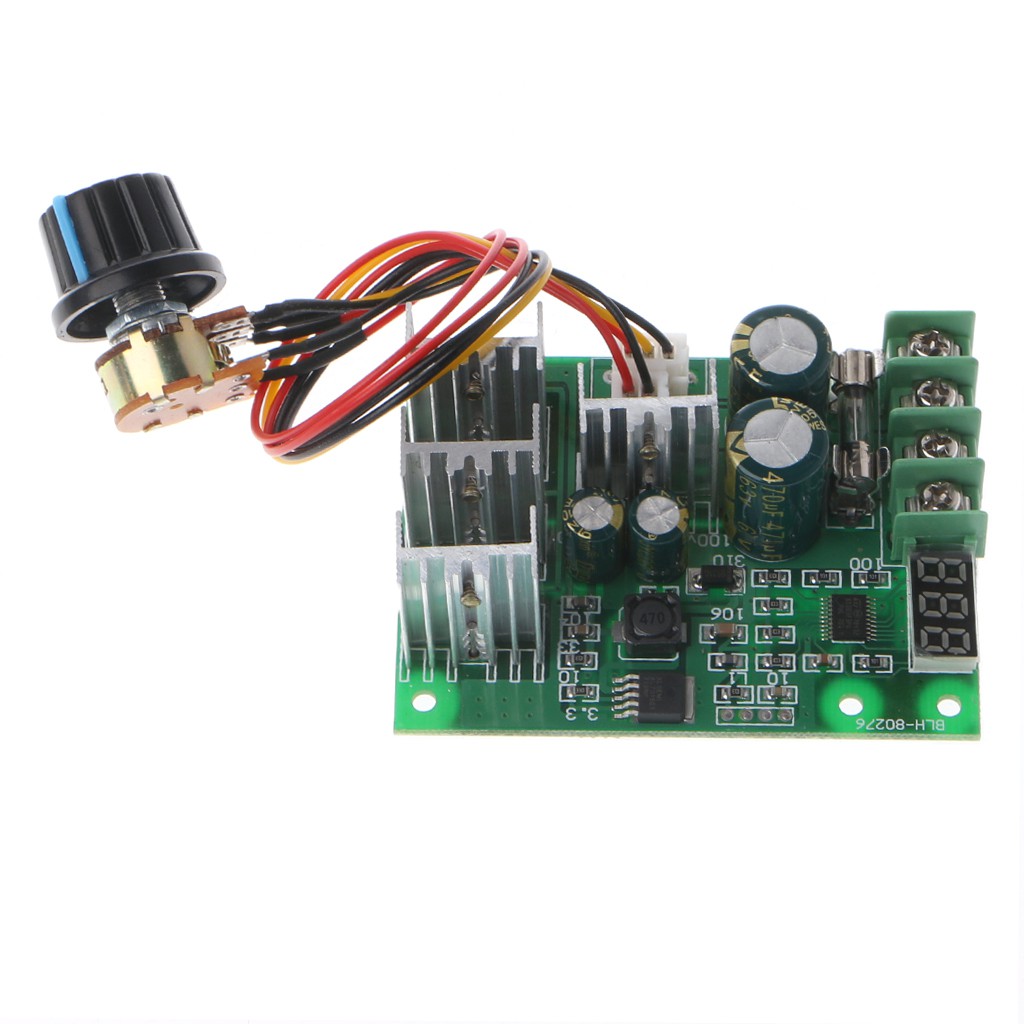 Mạch Điều Khiển Tốc Độ Động Cơ Pwm Dc 30A Màn Hình Hiển Thị 0 ~ 100 %