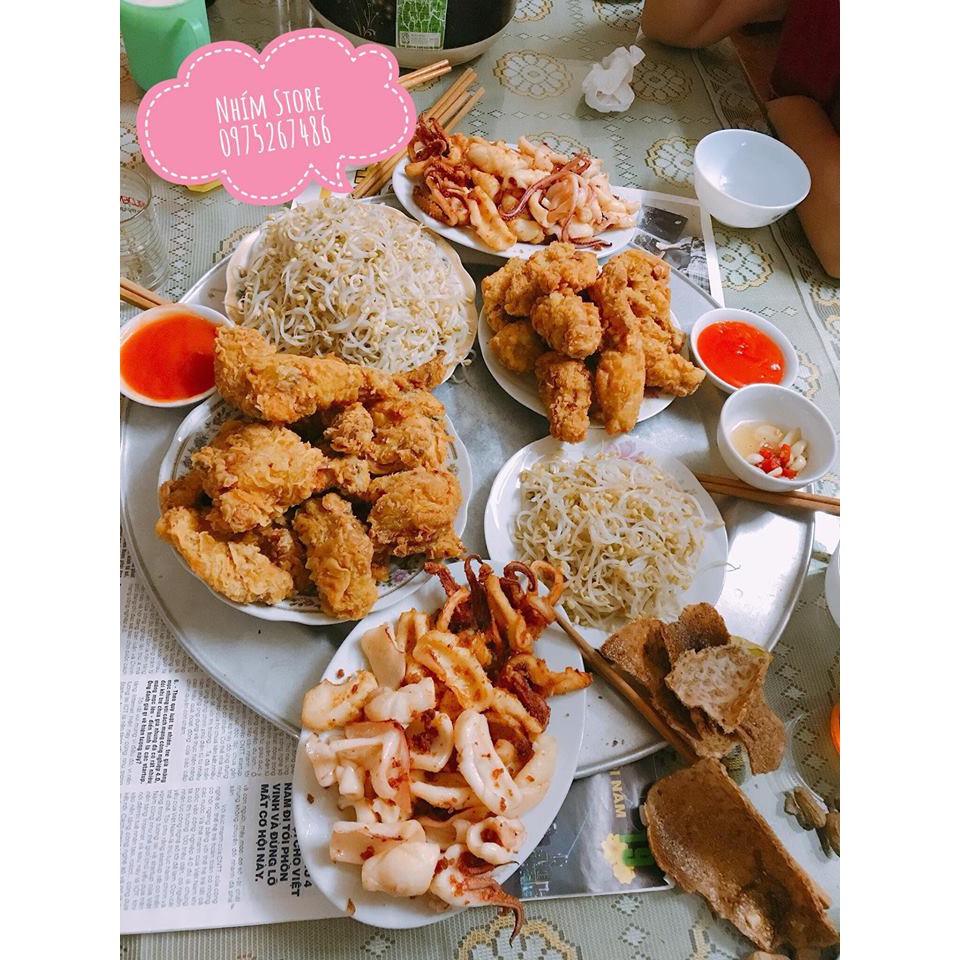 15 set bột chiên gà giòn 186 (Loại bao bì đẹp)