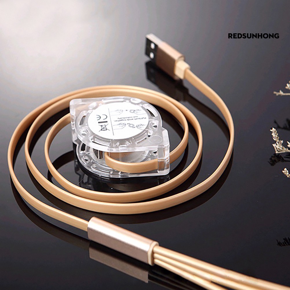 Dây cáp sạc nhanh 3 trong 1 2A Micro Usb Type C thích hợp cho Android Iphone