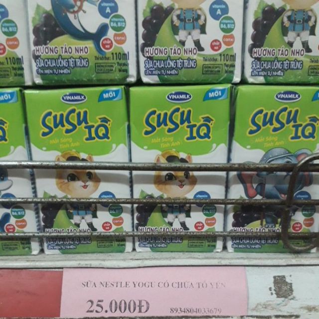 Sữa Susu Vinamilk vị táo 110ml