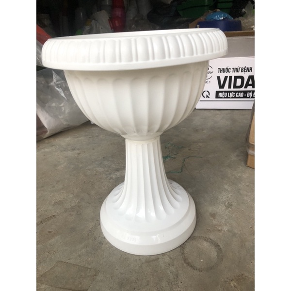 Chậu Ly đk 25cm cao 37cm trồng hoa siêu dày dặn