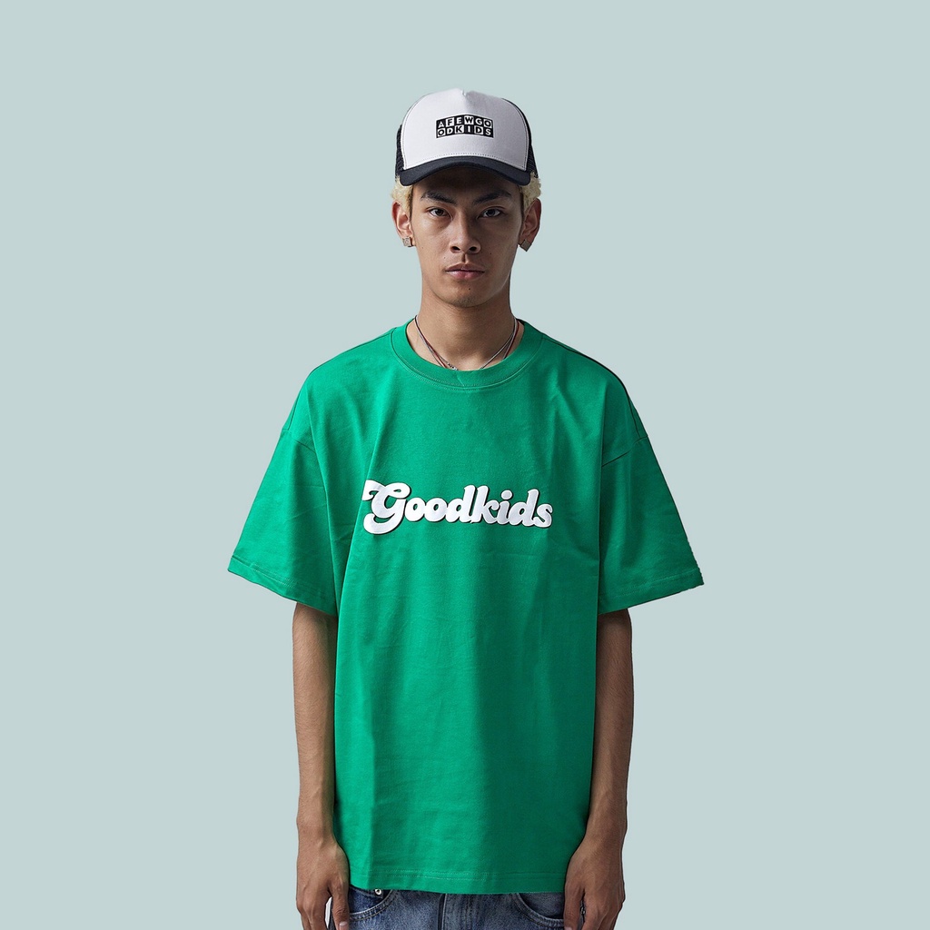 Áo thun AFGK rhinestone logo unisex form rộng TLS oversize chất liệu cotton thời trang nam nữ