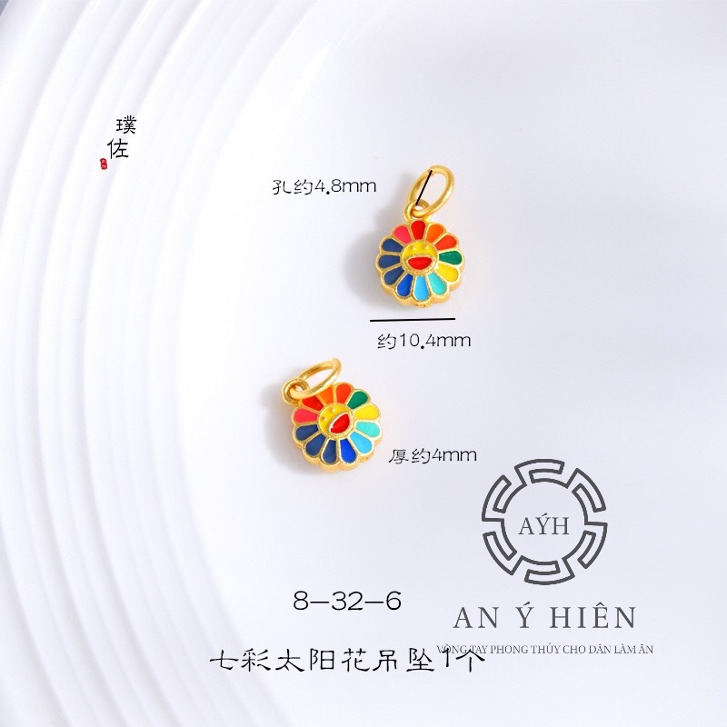 Charm Khóa mặt trời rực rỡ #C479 ( An Ý Hiên)
