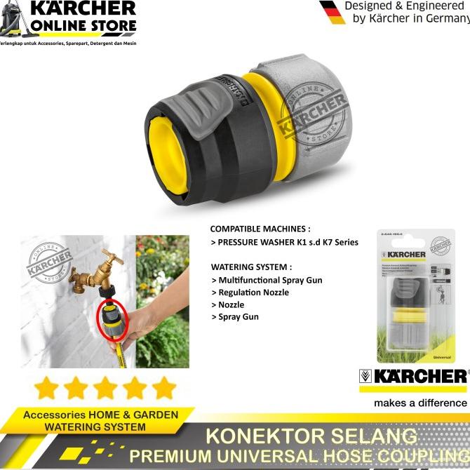 KARCHER Carcher | Đầu Nối Ống | Khớp Nối Ống Đa Năng Cao Cấp | Vòi Nước
