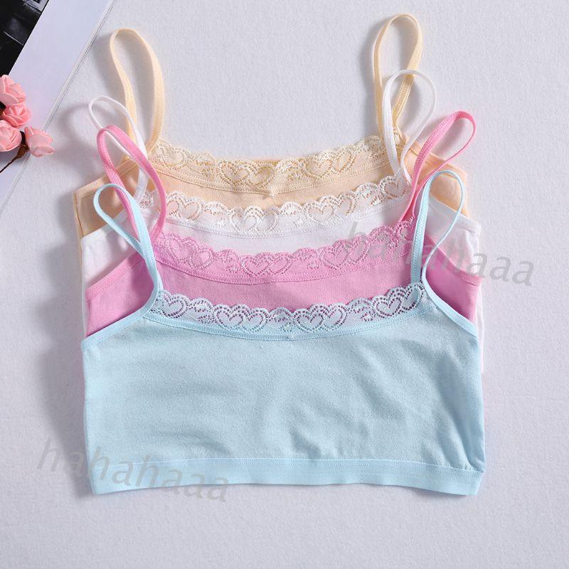 Bộ Đồ Lót 4 Món Bằng Cotton Dành Cho Bé Gái Tuổi Teen