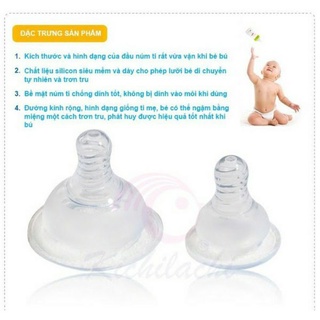 NÚM VÚ SILICON CỔ RỘNG KICHI