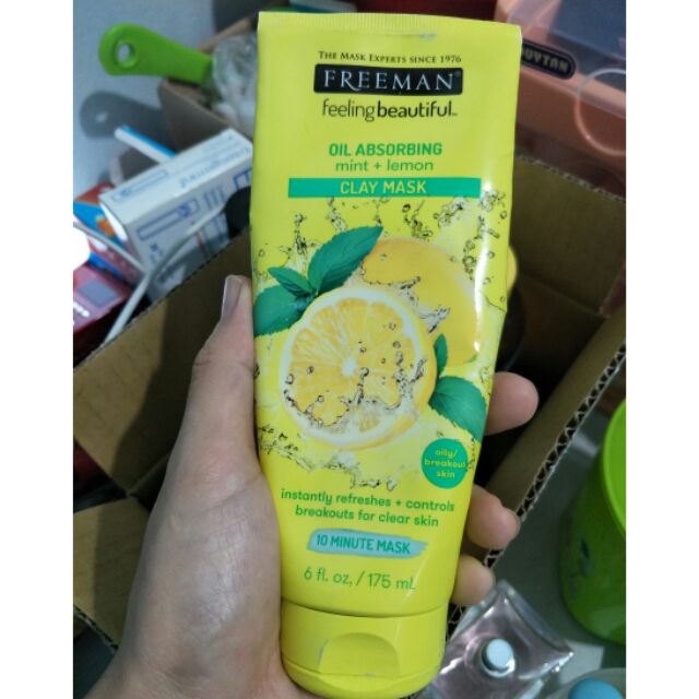 Thanh lý mặt nạ đất sét Freeman chanh + bạc hà