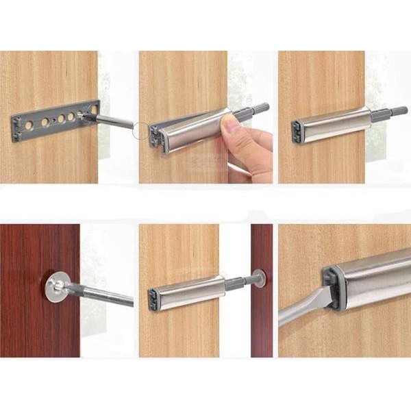 Dụng Cụ Nhấn - Mở, Hít Cánh Tủ Nam Châm Inox - Dụng Cụ Nhấn - Mở, Hít Cánh Tủ Nam Châm Inox Dùng Để Nhấn Mở Và Nhấn Đóng