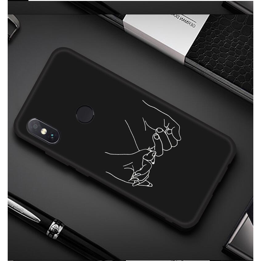 Ốp điện thoại silicon màu nhám họa tiết vũ trụ cho Xiaomi Redmi Note 5 6 7 Pro 6A 6X A2