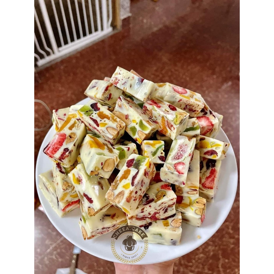 Bánh Kẹo Healthy, Kẹo Nougat Thơm Ngon Phù Hợp Trẻ Em Và Bà Bầu Set Ăn Thử Mix Đủ Vị (Giá Ưu Đãi) - Cheea.Cake