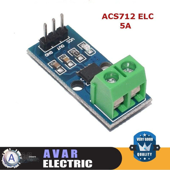 Cảm Biến Dòng Điện Acs712 Els 5a Ac Dc Cho Arduino 5 A