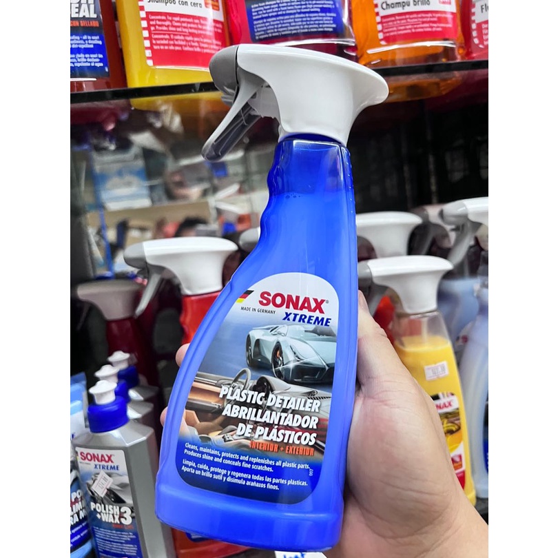 Dưỡng nhựa nội ngoại thất, khoang máy ô tô, phục hồi bảo vệ nhựa Sonax Xtreme Plastic Detailer 500ml