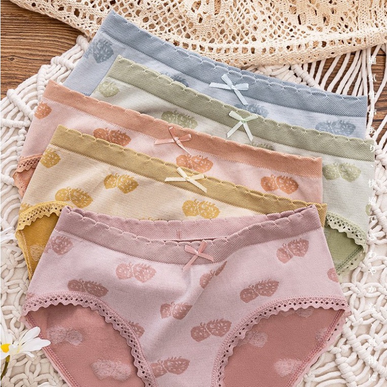 Quần lót nữ Cotton Dệt Kim Kháng Khuẩn Siêu Co Giãn