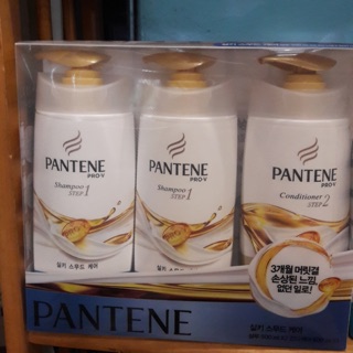 Bộ dầu gội Pantene Vàng Hàn Quốc ( 1 dầu gội 500ml+1 dầu gội 500ml+ 1 dầu xả 500ml.)