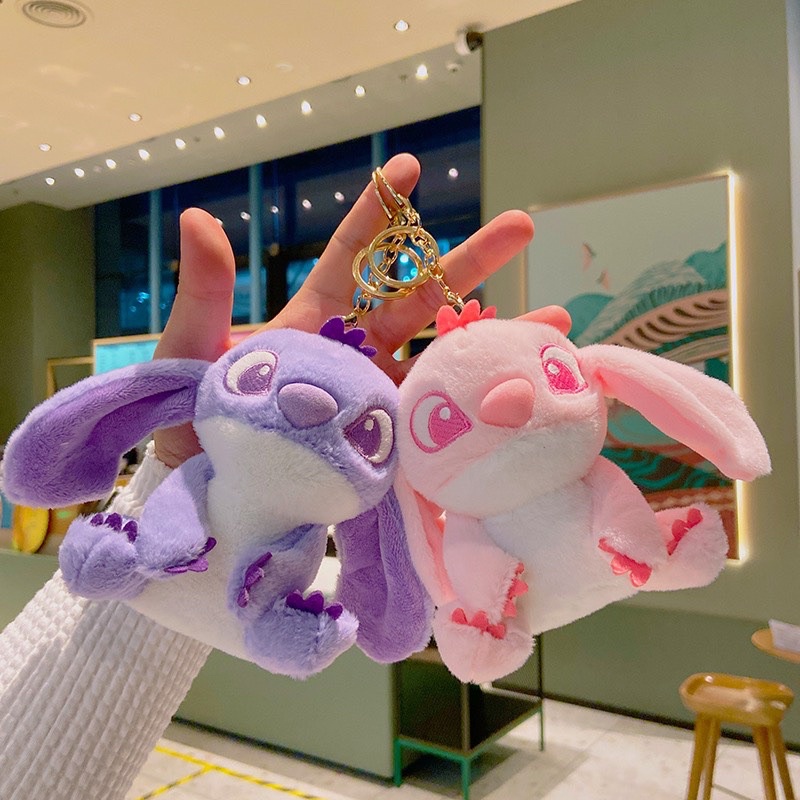 Móc khoá bé Stitch, phụ kiện trang trí túi, balo, chìa khoá