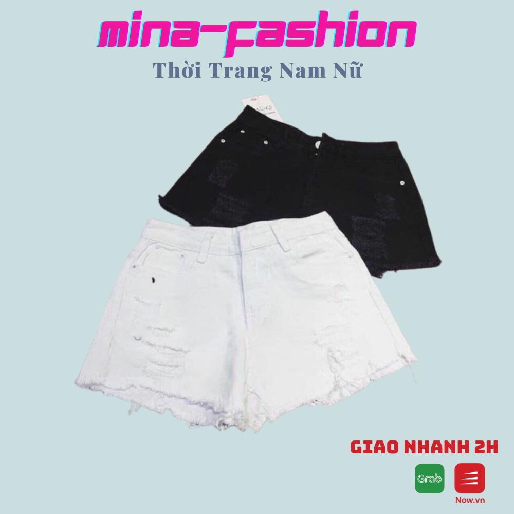 Quần Short Jeans Kaki Nữ SN02⚡SALE KỊCH LIỆT
