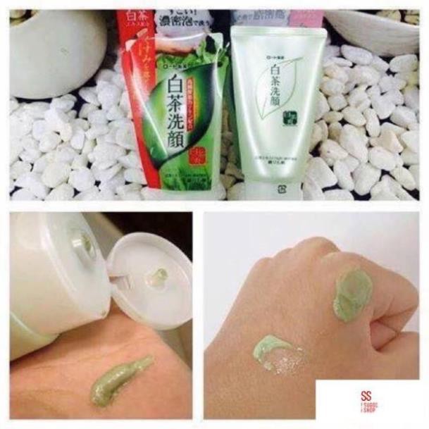 Hàng Nhật- Sữa Rửa Mặt Trà Xanh Rohto Trắng Da, Làm Giảm Mụn Chính Hãng 100%