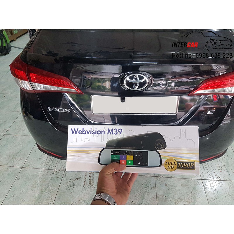 Lắp camera hành trình webvision  M39 xe Toyota Vios 2019