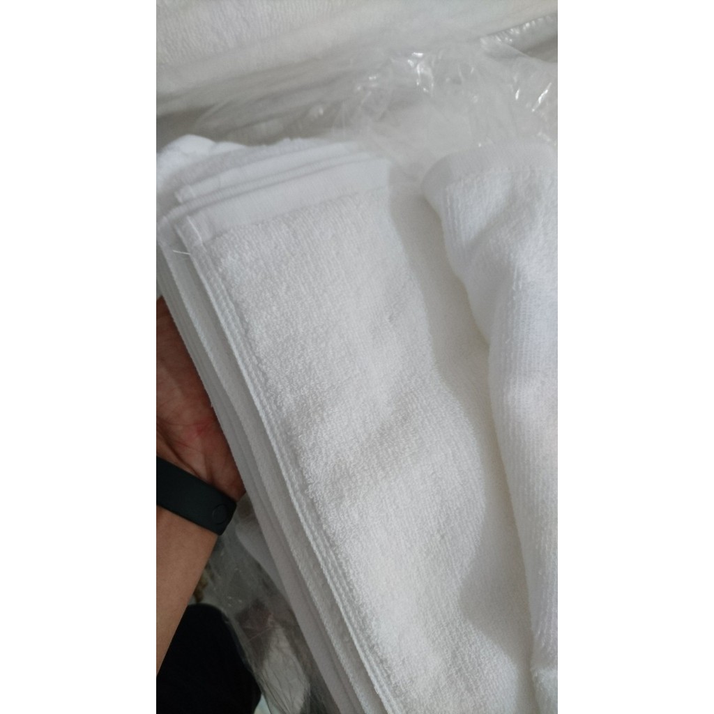 Khăn tắm khách sạn nhà nghỉ homestay 100% cotton tự nhiên, kt 70x140cm nặng 320g