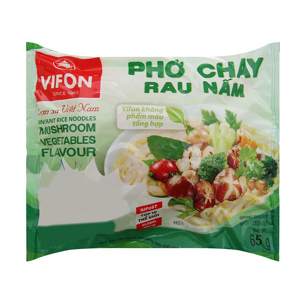 Phở Chay Rau Nấm Vifon Gói 65 g