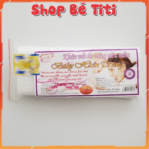 Khăn khô đa năng baby hiền trang  - Khăn vải, giấy khô vệ sinh cho bé