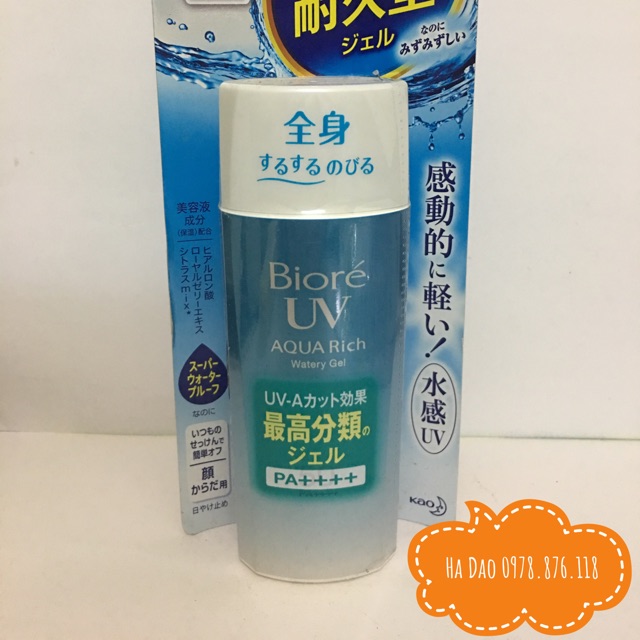 Kem chống nắng Biore UV Aqua Rich