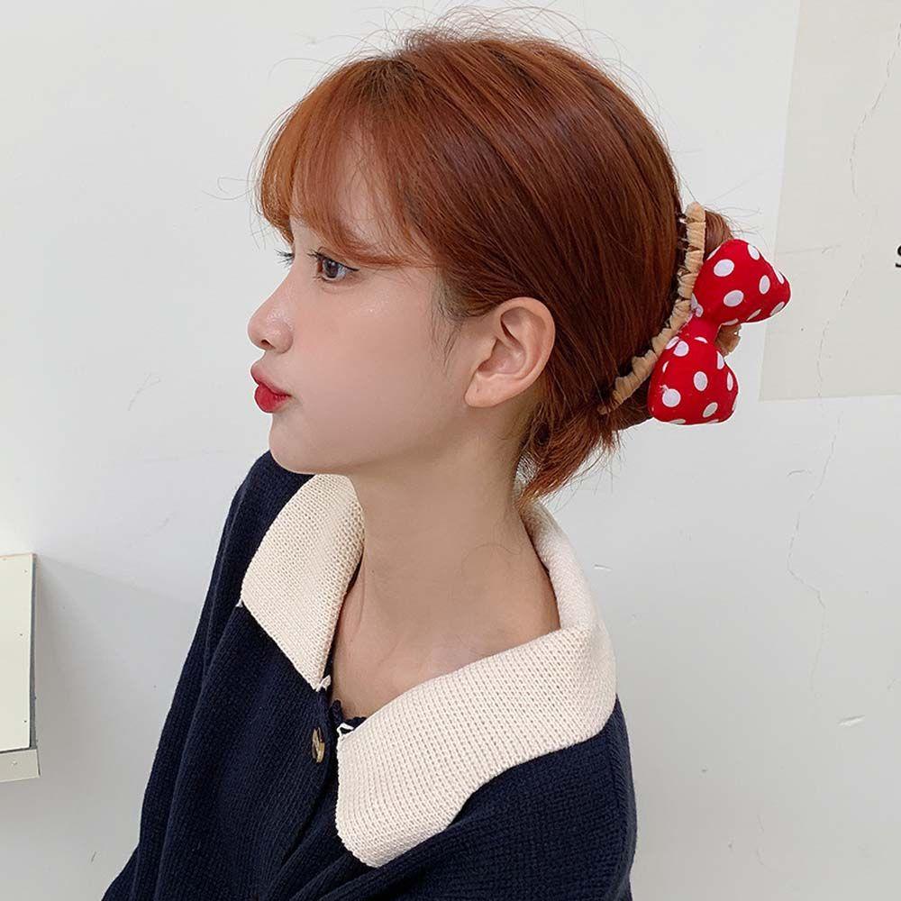 Kẹp Tóc Đính Nơ Vải Bông Họa Tiết Gấu / Dâu Tây / Hoa Hướng Dương Dễ Thương Dành Cho Bé Gái 2Lilife