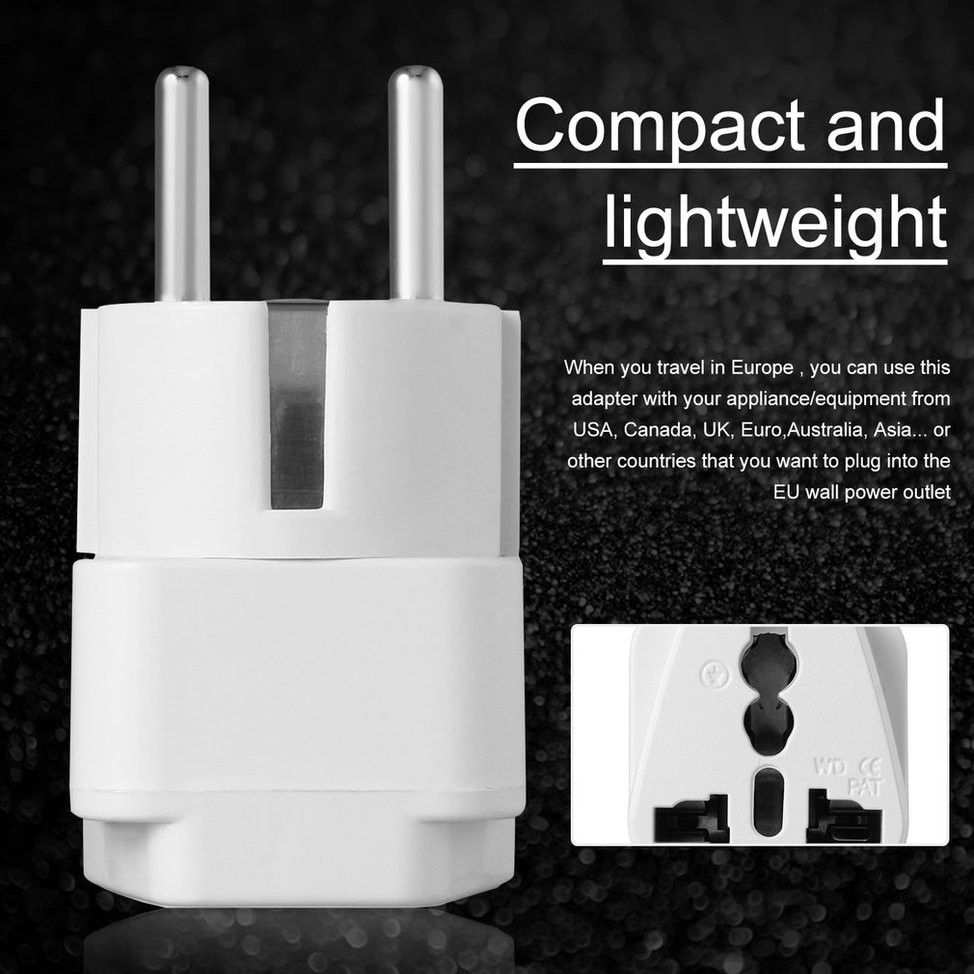 Đầu chuyển đổi phích cắm tmr1 AC tiện dụng du lịch/ sử dụng ở nhà