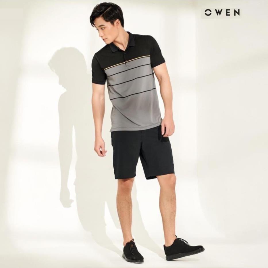 Sale Chính Hãng OWEN - Áo polo cộc tay Owen màu XÁM NAVY - Áo thun có cổ nam 20190 hot 🌺 neww * .