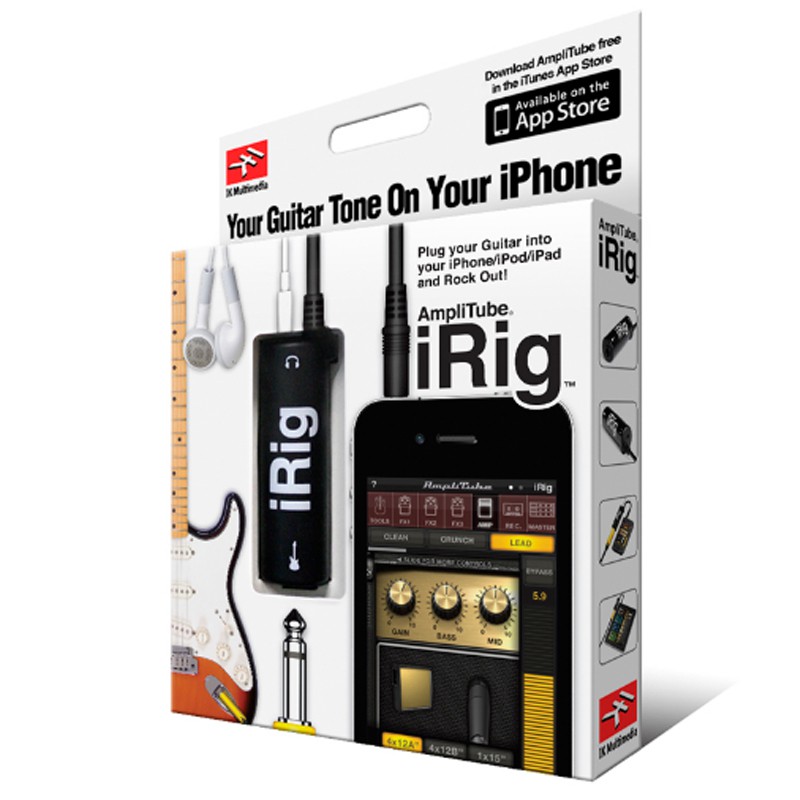 IRIG THIẾT BỊ THU ÂM KẾT NỐI GUITAR CHO IPHONE IPAD SMARTPHONE Irig thiết bị thu