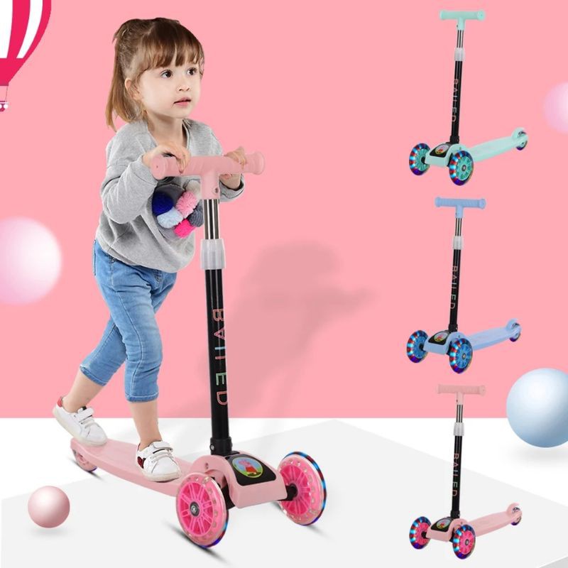 Xe trượt Scooter 3 bánh có giảm sốc cho bé từ 3 - 8 tuổi